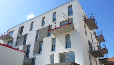 Chantier du programme immobilier Metropolitan à Lomme