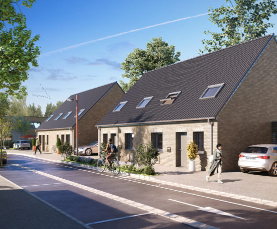 Maisons neuves 3 chambres en briques à Beuvrages - Tisserin Promotion